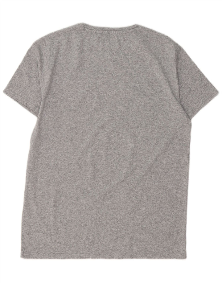 TOMMY HILFIGER Mens Regular Fit T-Shirt Top Small Grey Cotton