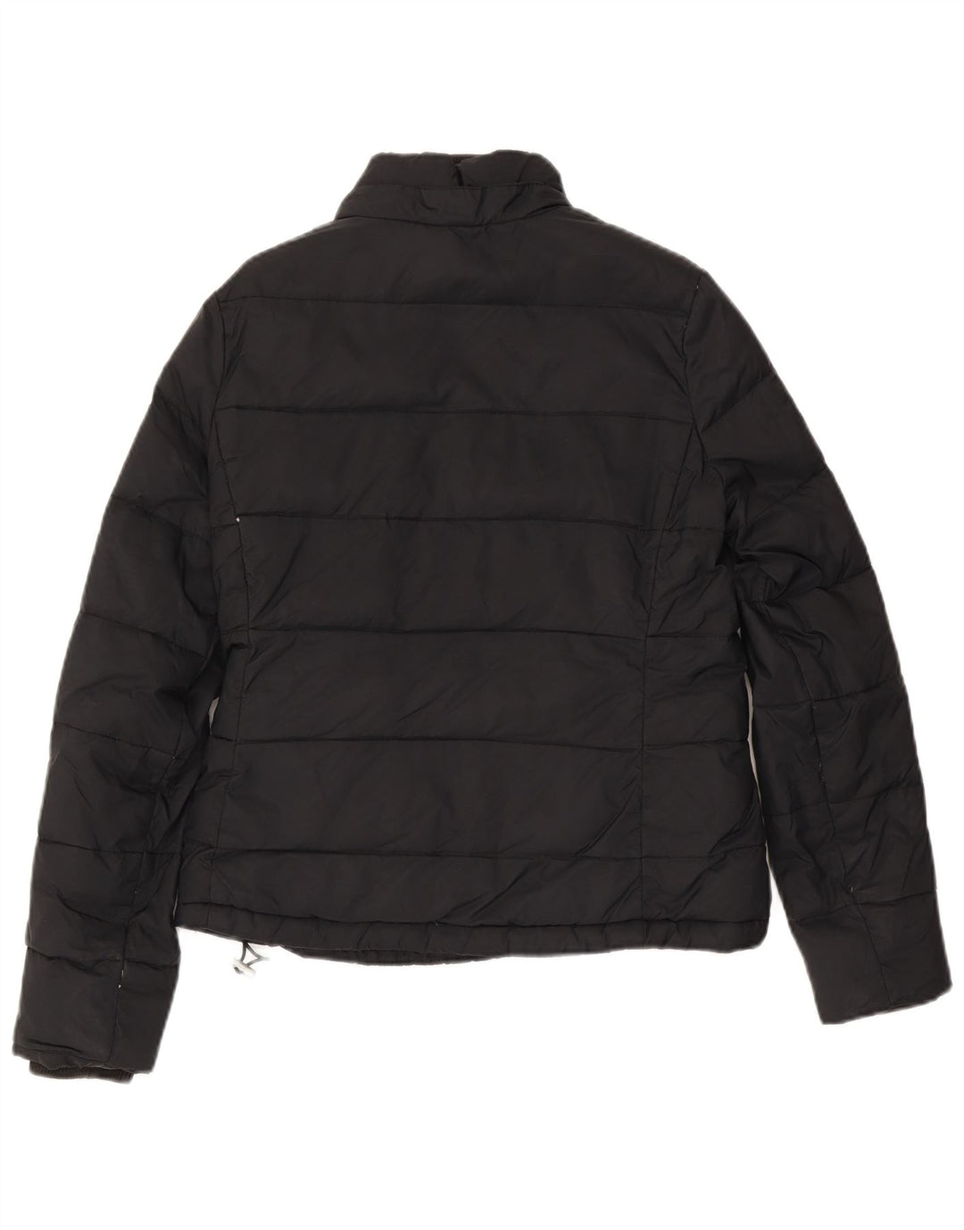 Jack Wills Womens Sherpa Jacket UK 12 Medium  Black Nylon