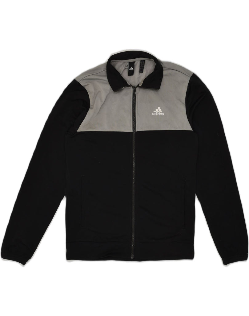 ADIDAS Mens Tracksuit Top Jacket Small Black Colourblock Polyester | Vintage Adidas | Thrift | Second-Hand Adidas | Used Clothing | Messina Hembry 