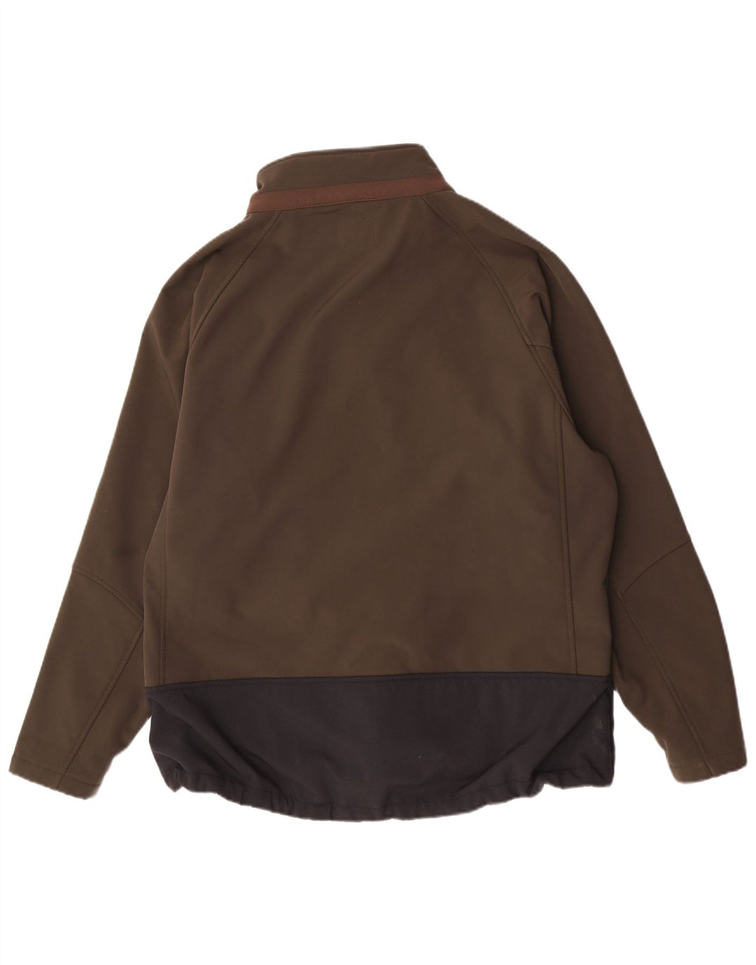 Dickies Mens Windbreaker Jacket UK 46 3XL Khaki Colourblock Polyester