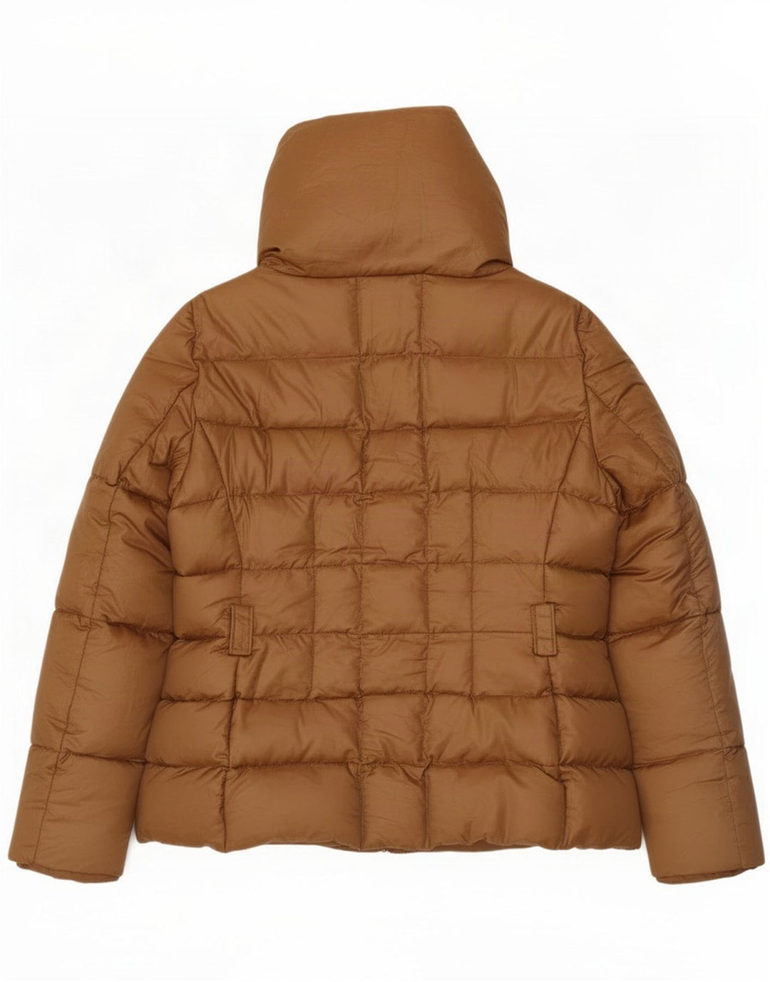 Zara Womens Padded Jacket UK 18 XL Brown Nylon