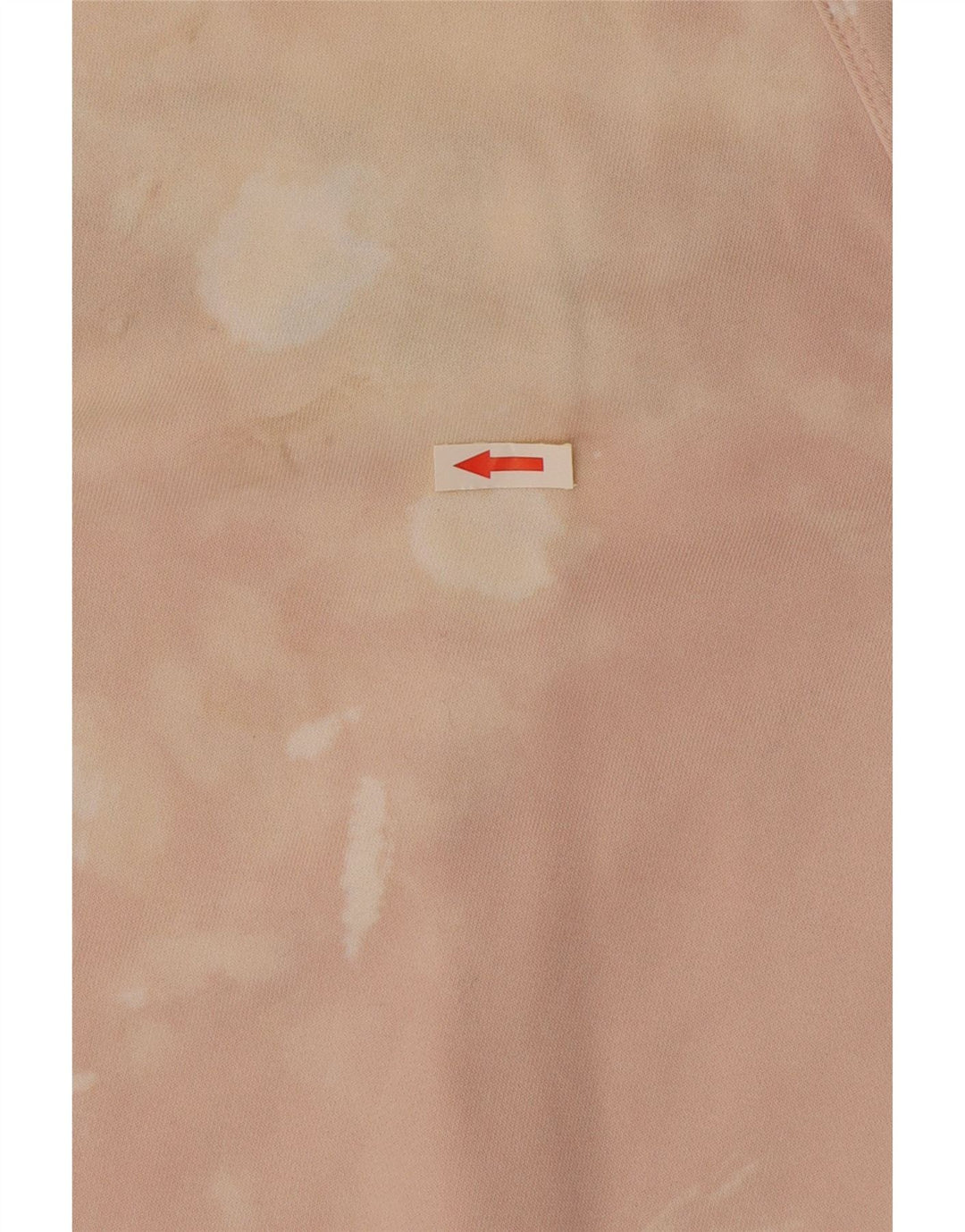 Dkny Womens Graphic Sweatshirt Jumper UK 14 Medium Pink Tie Dye Cotton