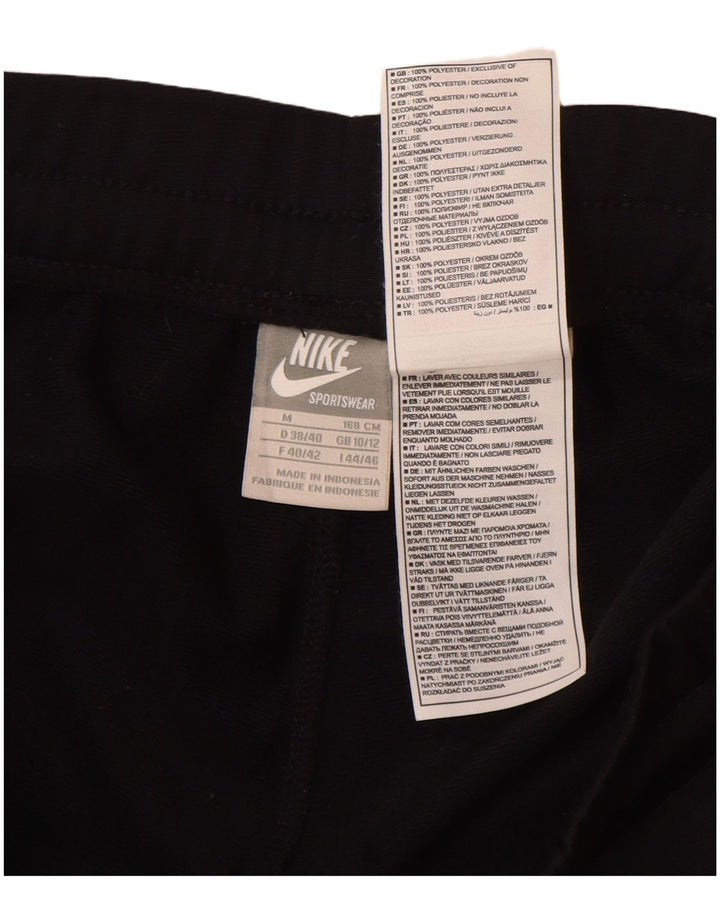 Nike Womens Tracksuit Trousers UK 10/12 Medium Black Polyester
