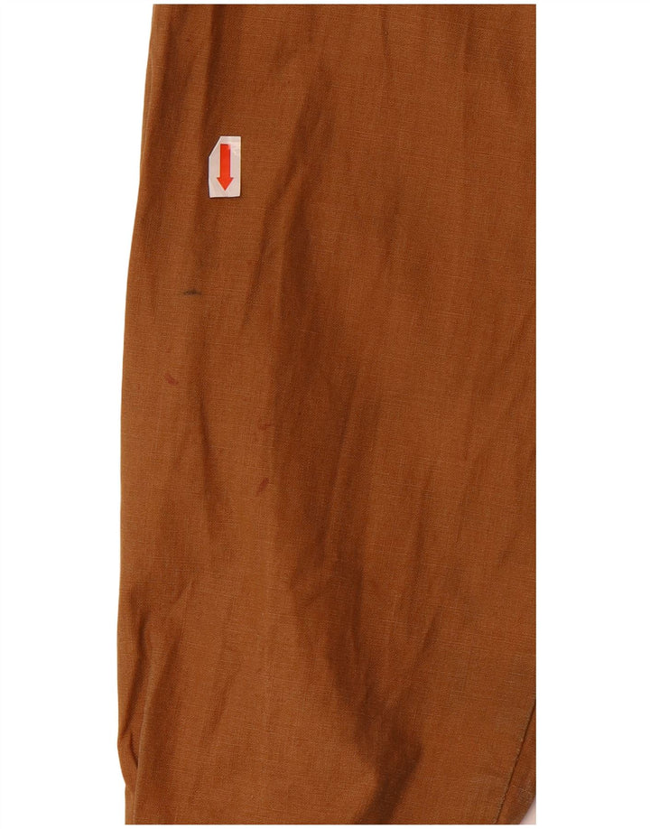 Vintage Womens Bomber Jacket IT 44 Medium Brown