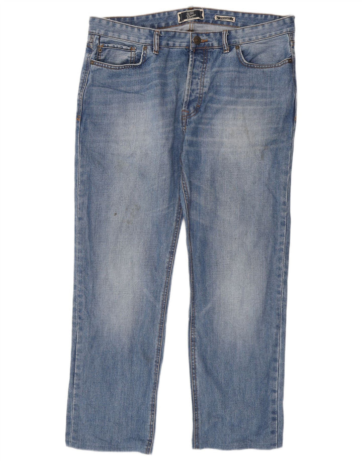 Fat Face Mens Straight Jeans W38 L29 Blue Cotton