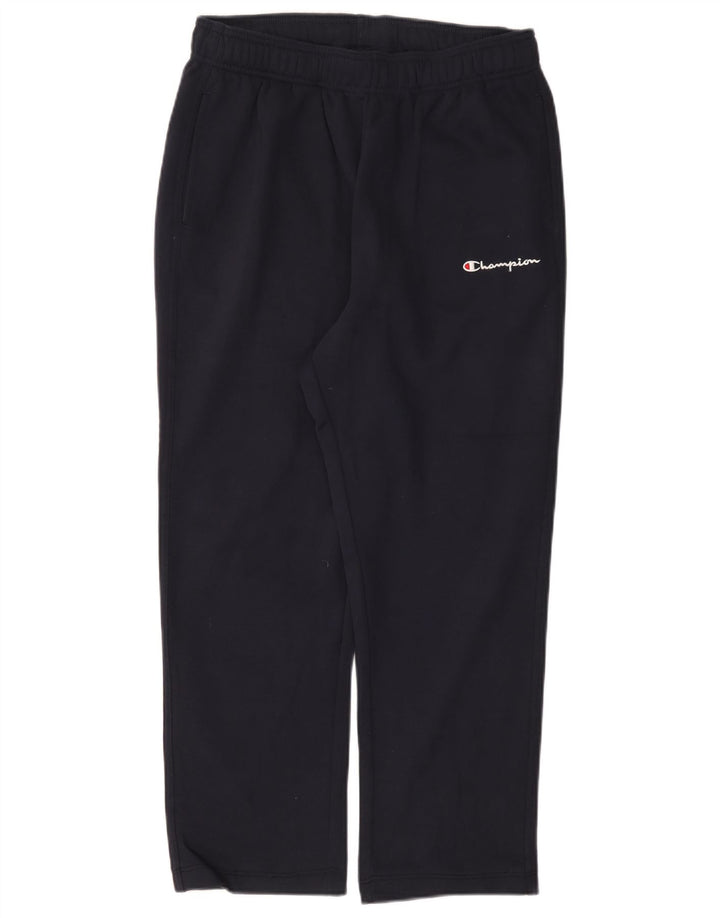 CHAMPION Mens Tracksuit Trousers Medium  Navy Blue Cotton
