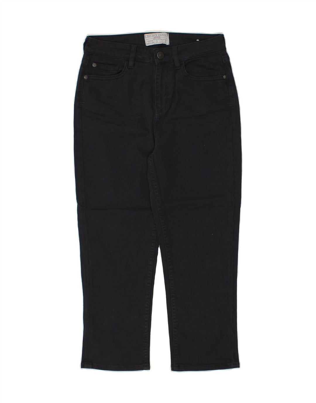 FAT FACE Womens Hertford Skinny Capri Jeans UK 8 Small W26 L21  Black | Vintage Fat Face | Thrift | Second-Hand Fat Face | Used Clothing | Messina Hembry 