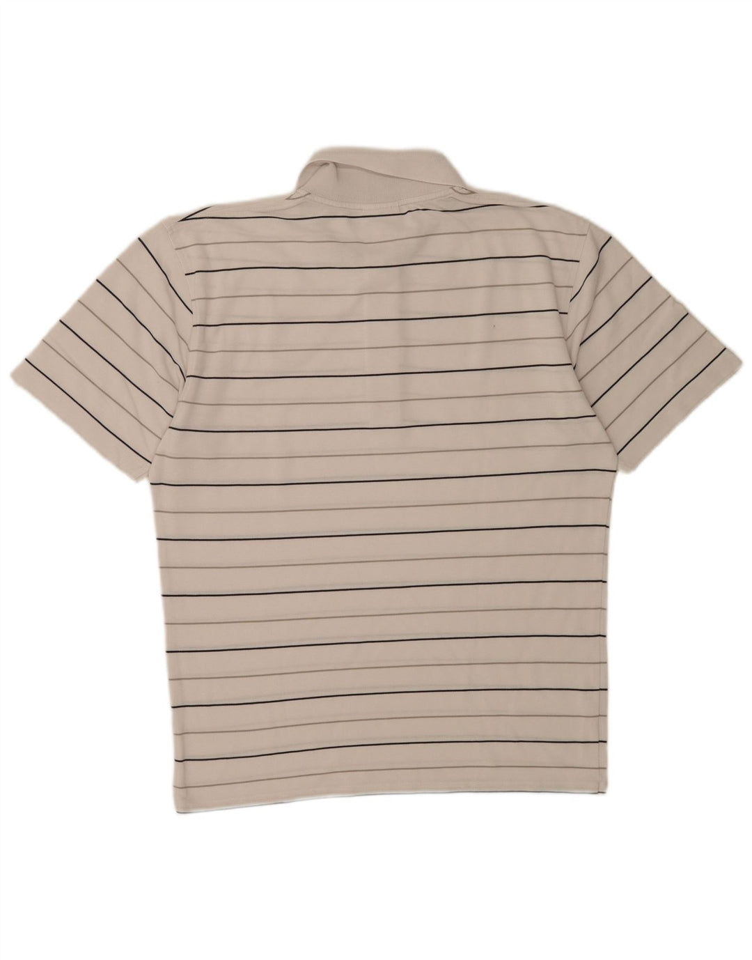 Lacoste Mens Polo Shirt Size 4 Medium White Striped
