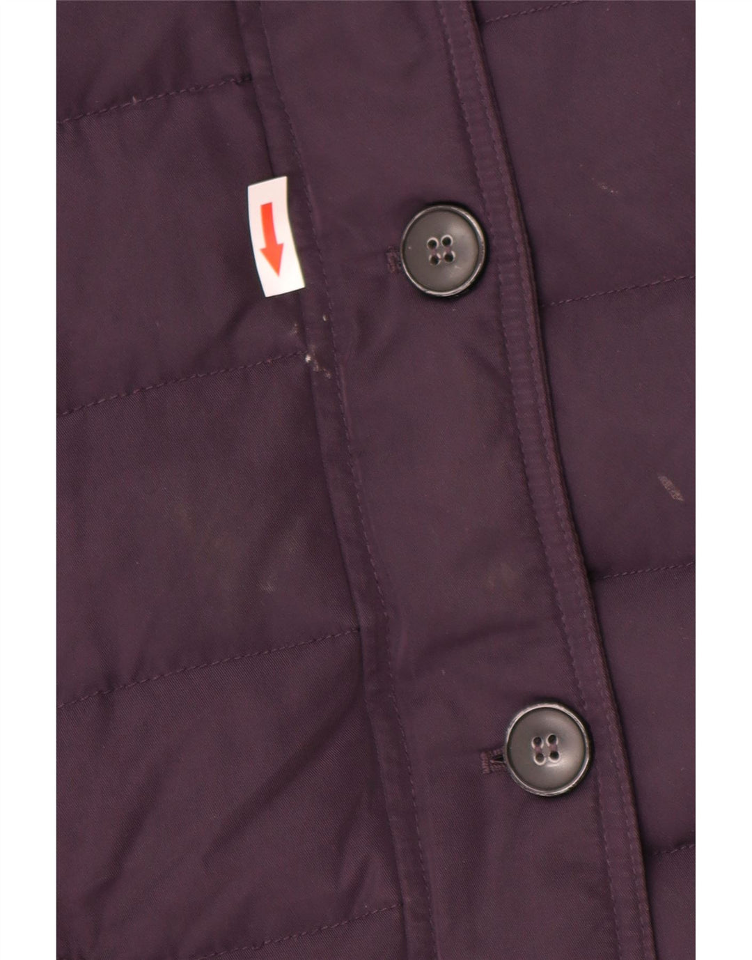Crew Clothing Womens Hooded Padded Jacket UK 10 Small Purple Polyester