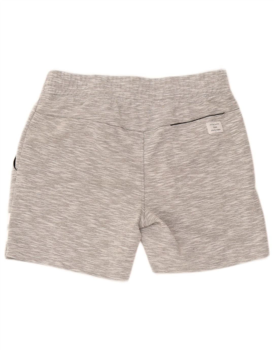 Jack & Jones Mens Sport Shorts Medium Grey Flecked Cotton