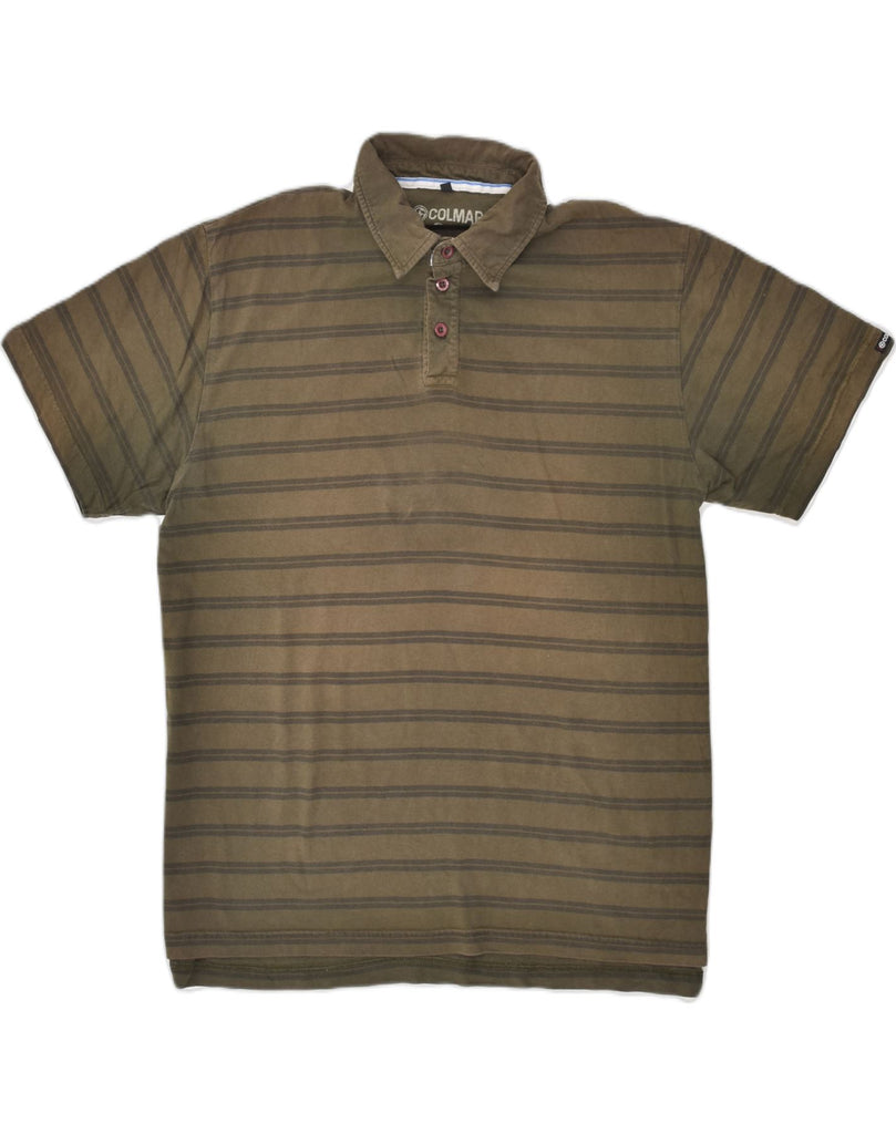 COLMAR Mens Polo Shirt 2XL Brown Cotton | Vintage Colmar | Thrift | Second-Hand Colmar | Used Clothing | Messina Hembry 