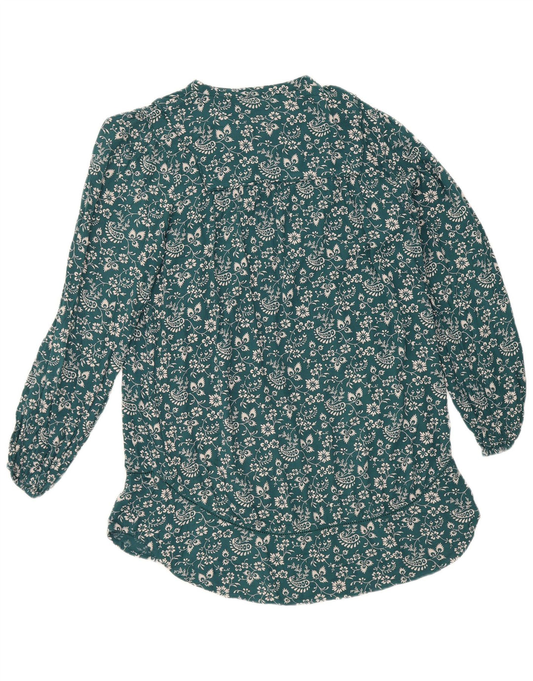 Fat Face Womens Basic Dress UK 12 Medium Blue Floral Viscose