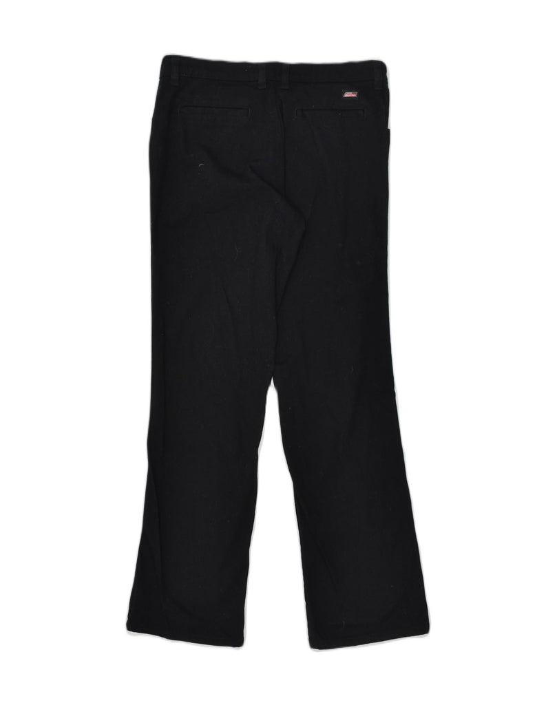 DICKIES Womens Straight Casual Trousers US 8 Medium W28 L30  Black Cotton | Vintage Dickies | Thrift | Second-Hand Dickies | Used Clothing | Messina Hembry 