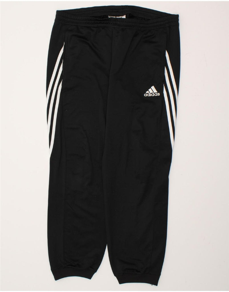 ADIDAS Mens Tracksuit Trousers XL Black Polyester | Vintage Adidas | Thrift | Second-Hand Adidas | Used Clothing | Messina Hembry 