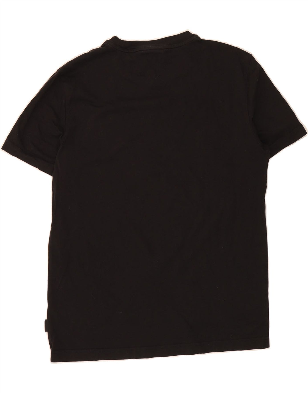 CALVIN KLEIN Womens Graphic T-Shirt Top UK 14 Medium Black Vintage Calvin Klein and Second-Hand Calvin Klein from Messina Hembry 