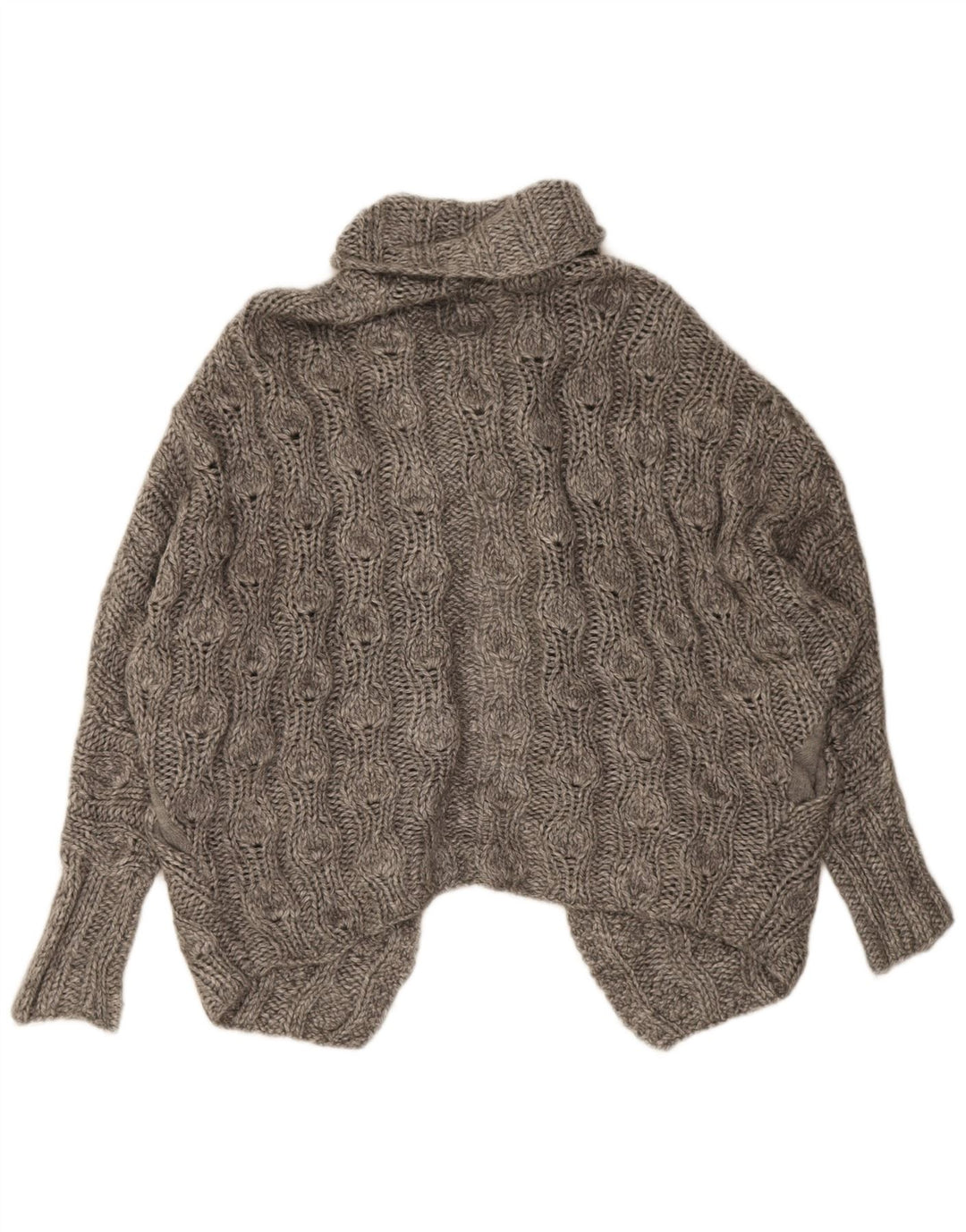 Ted Baker Womens Oversized Cardigan Sweater Size 1 XS Grey Acrylic