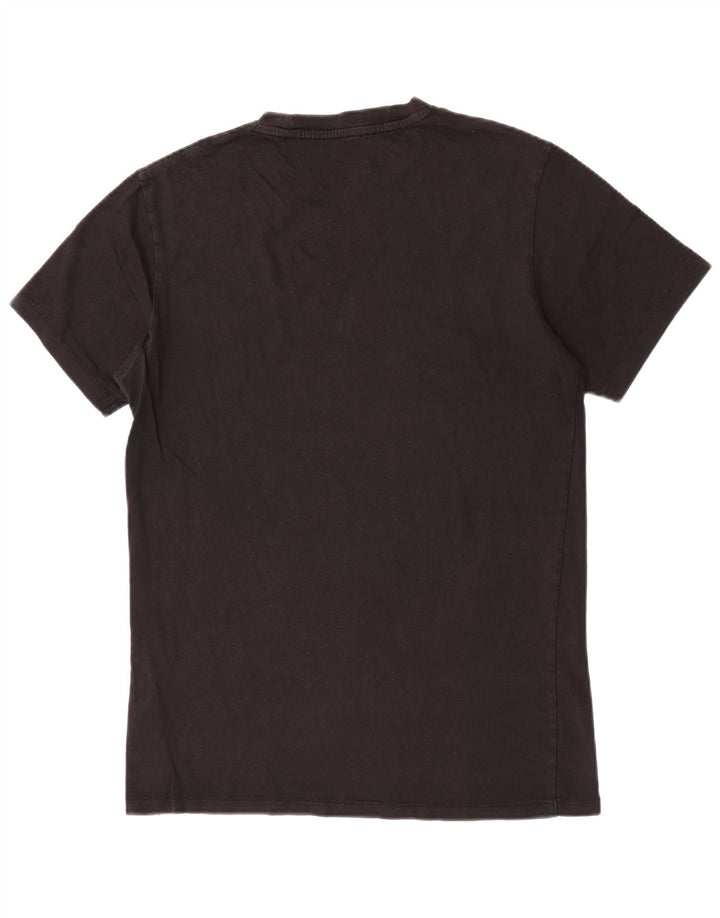 Timberland Mens Graphic T-Shirt Top Medium Black Cotton