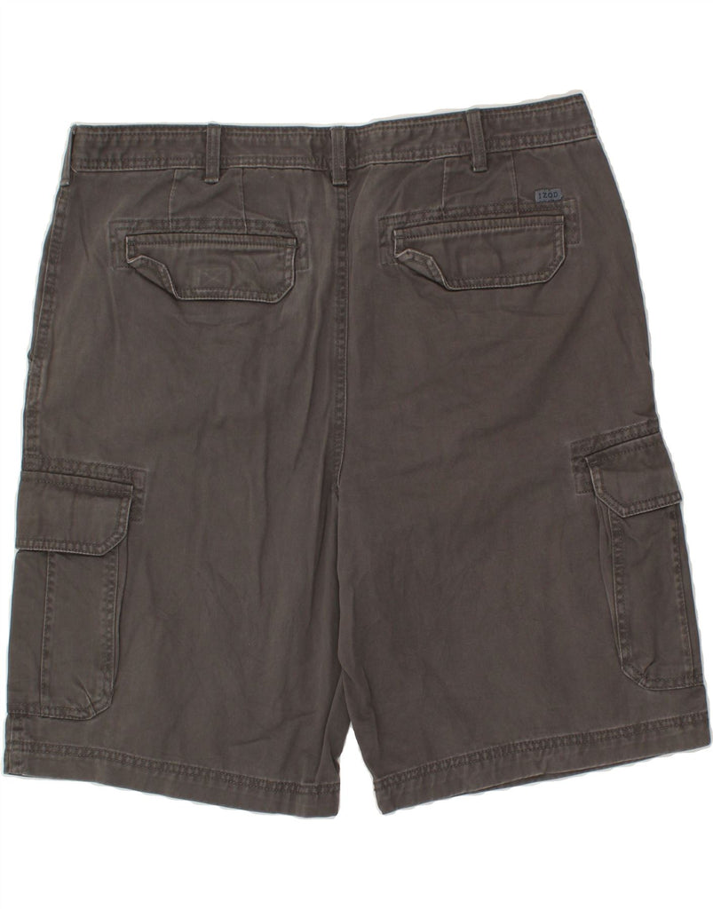 IZOD Mens Cargo Shorts W40 XL Grey Cotton | Vintage Izod | Thrift | Second-Hand Izod | Used Clothing | Messina Hembry 
