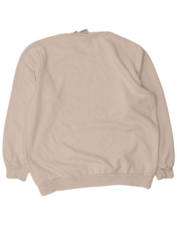 Adidas Mens Sweatshirt Jumper XL White Cotton