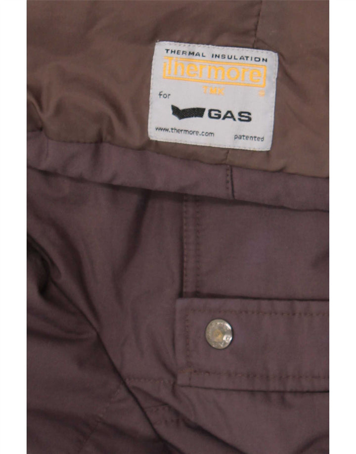 Gas Womens Military Windbreaker Jacket IT 44 Medium Grey