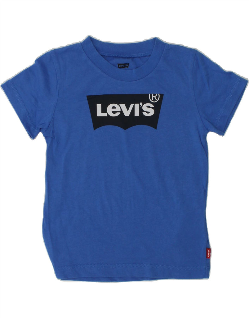 LEVI'S Baby Boys Graphic T-Shirt Top 18-24 Months Blue Cotton | Vintage Levi's | Thrift | Second-Hand Levi's | Used Clothing | Messina Hembry 