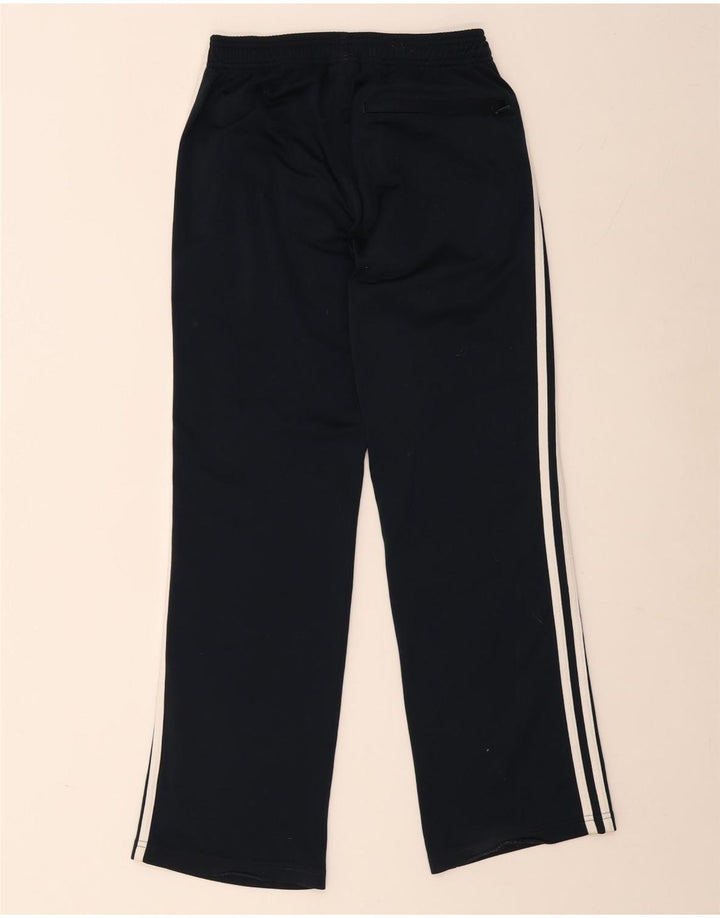 Adidas Boys Tracksuit Trousers 13-14 Years Navy Blue Polyester