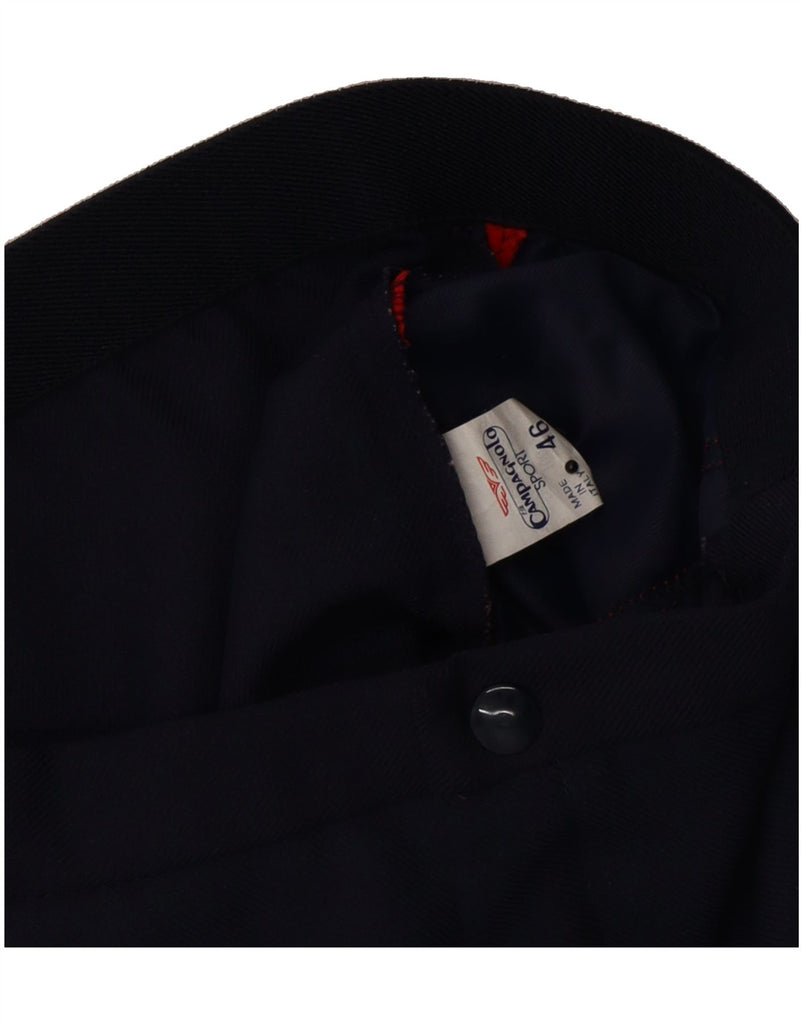 CAMPAGNOLO Mens Chino Shorts IT 46 Small W32 Navy Blue Colourblock Vintage Campagnolo and Second-Hand Campagnolo from Messina Hembry 