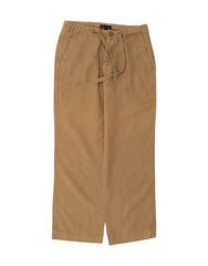 BANANA REPUBLIC Mens Straight Chino Trousers W31 L32  Brown Linen