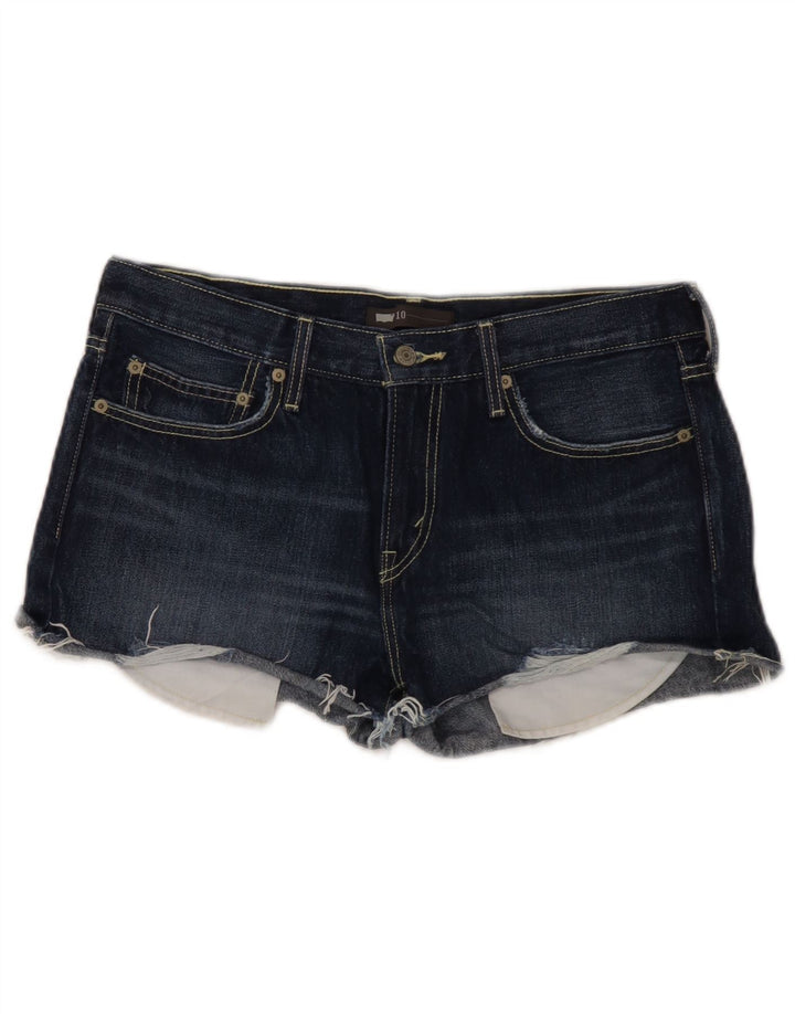 Levi's Womens Denim Shorts US 10 Large W34  Navy Blue Cotton