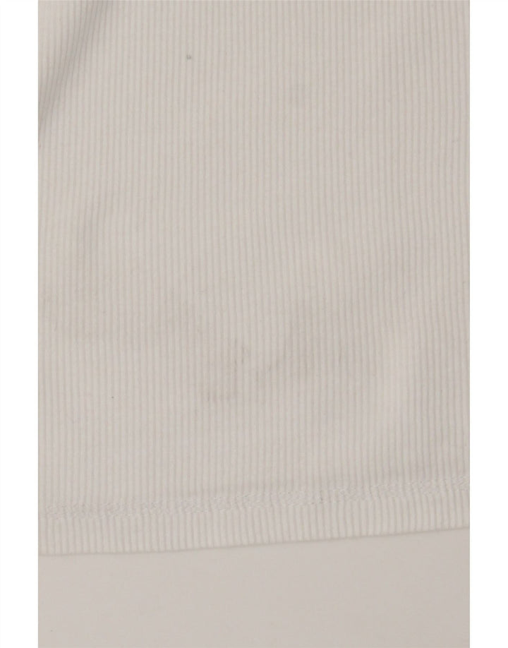 Max & Co. Womens Crop Vest Top UK 4 XS White
