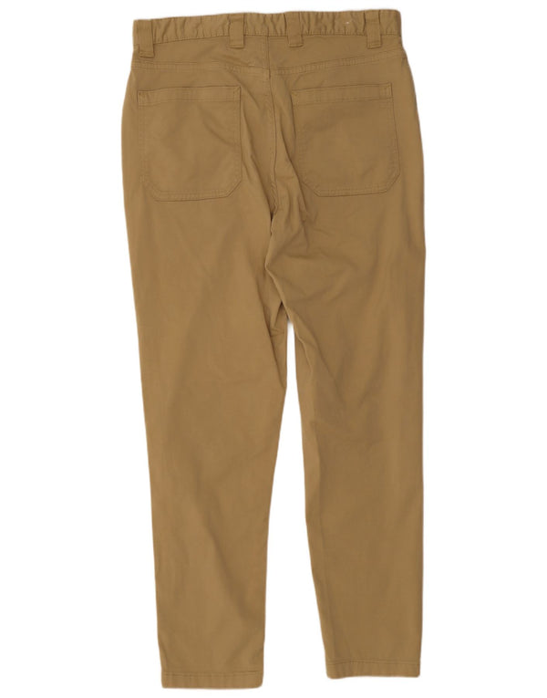 Zara Mens Slim Casual Trousers EU 40 Medium W31 L27 Beige Cotton