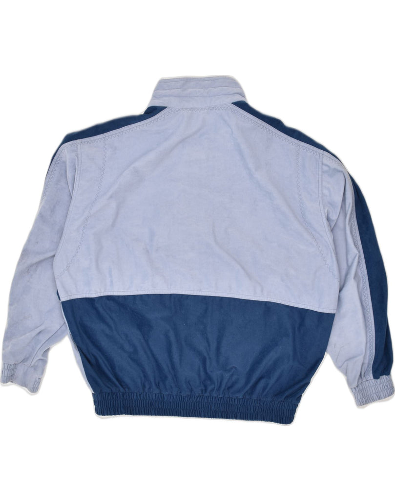 SILVY Womens Tracksuit Top Jacket EU 46 XL Blue Colourblock | Vintage Silvy | Thrift | Second-Hand Silvy | Used Clothing | Messina Hembry 