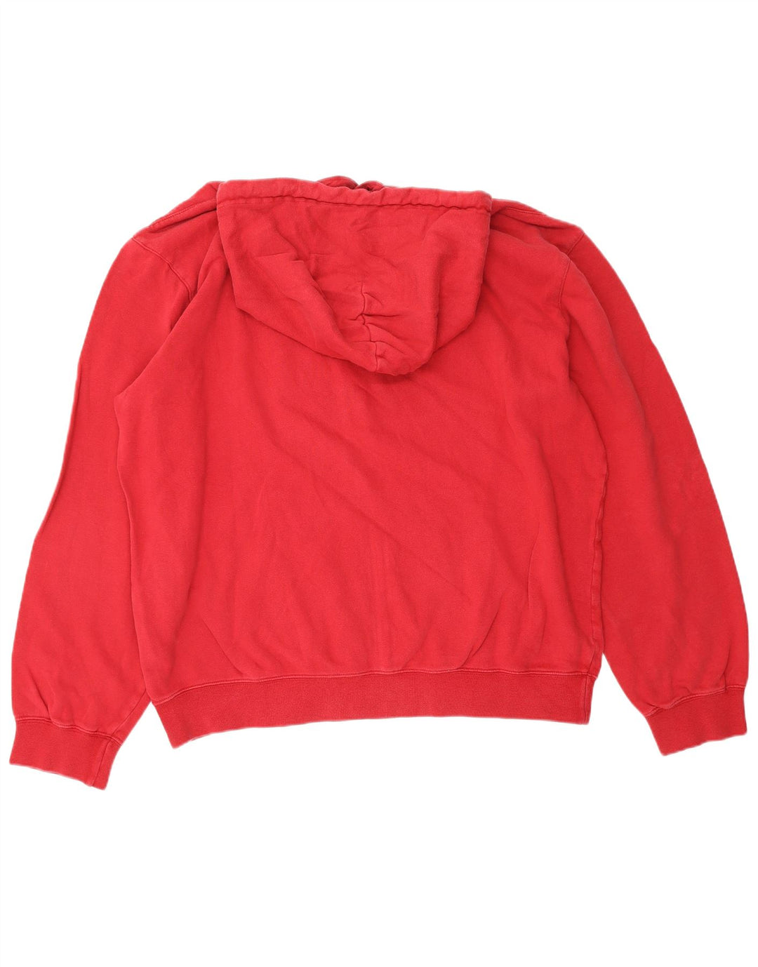 CHAMPION Mens Graphic Hoodie Jumper XL Red Cotton