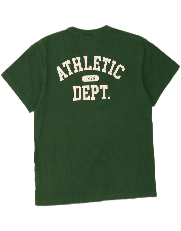 Nike Mens Graphic T-Shirt Top Medium Green Cotton