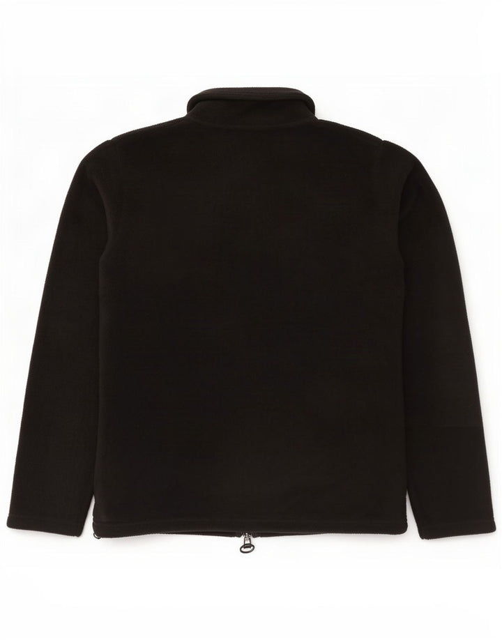 Brugi Mens Fleece Jacket UK 44 2XL Black Polyester