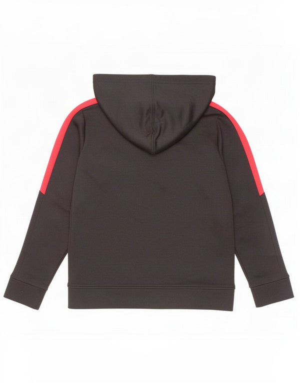Puma Boys Zip Hoodie Sweater 6-7 Years Black Colourblock Polyester