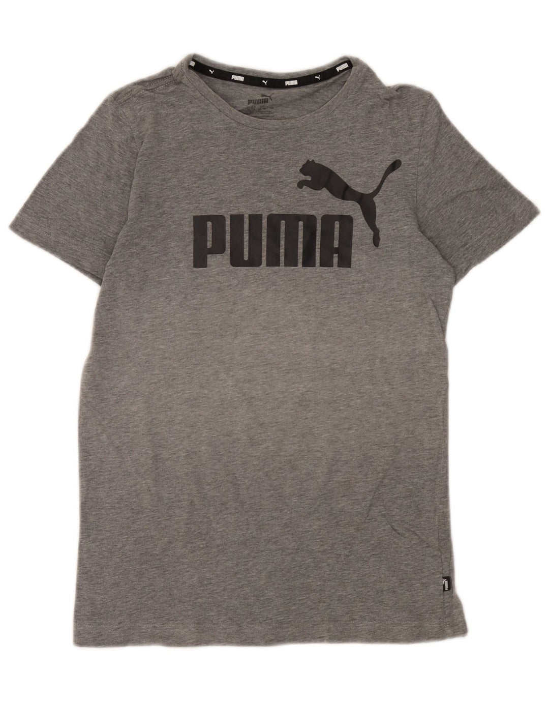 Puma Boys Graphic T-Shirt Top 13-14 Years Grey