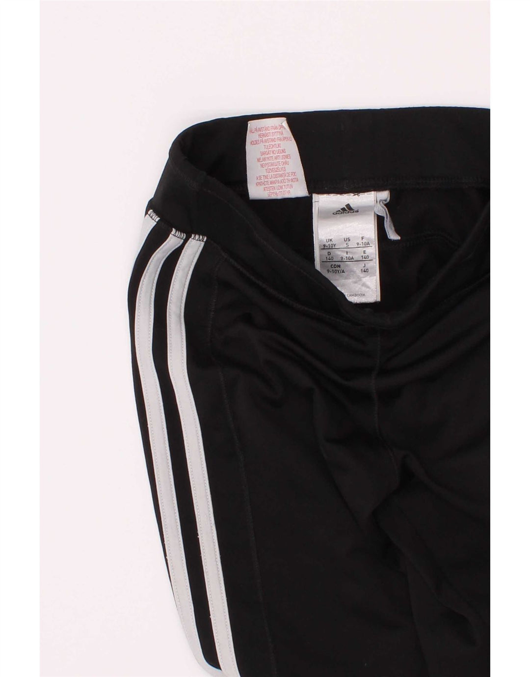 ADIDAS Girls Leggings 9-10 Years  Black Polyester
