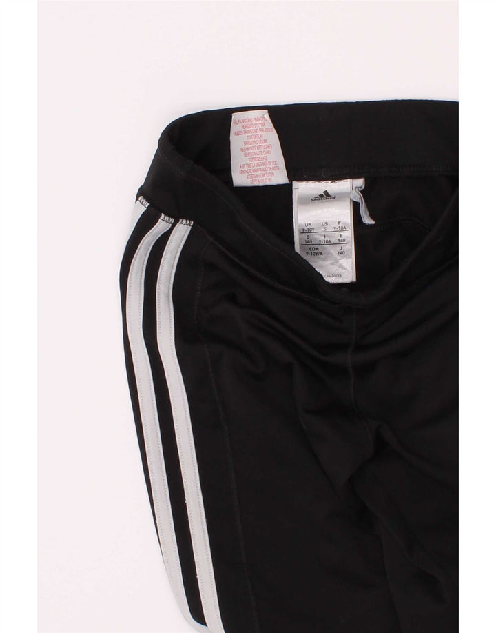 ADIDAS Girls Leggings 9-10 Years  Black Polyester