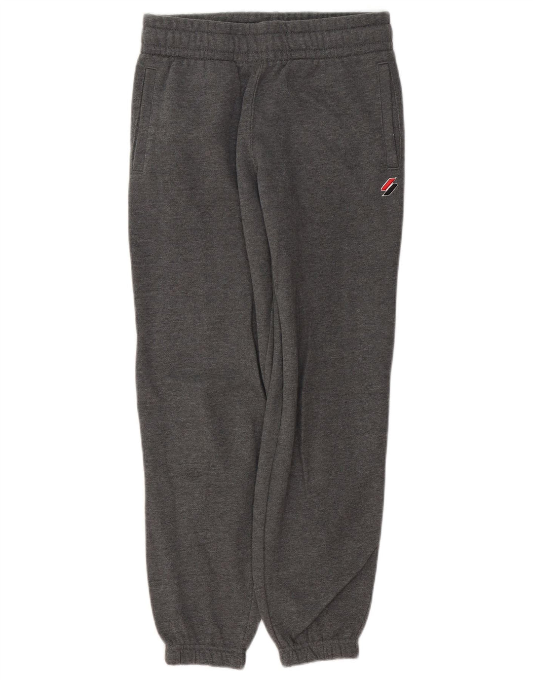 SUPERDRY Womens Tracksuit Trousers Joggers UK 8 Small Grey Cotton