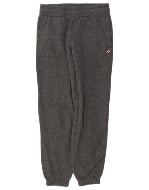 SUPERDRY Womens Tracksuit Trousers Joggers UK 8 Small Grey Cotton