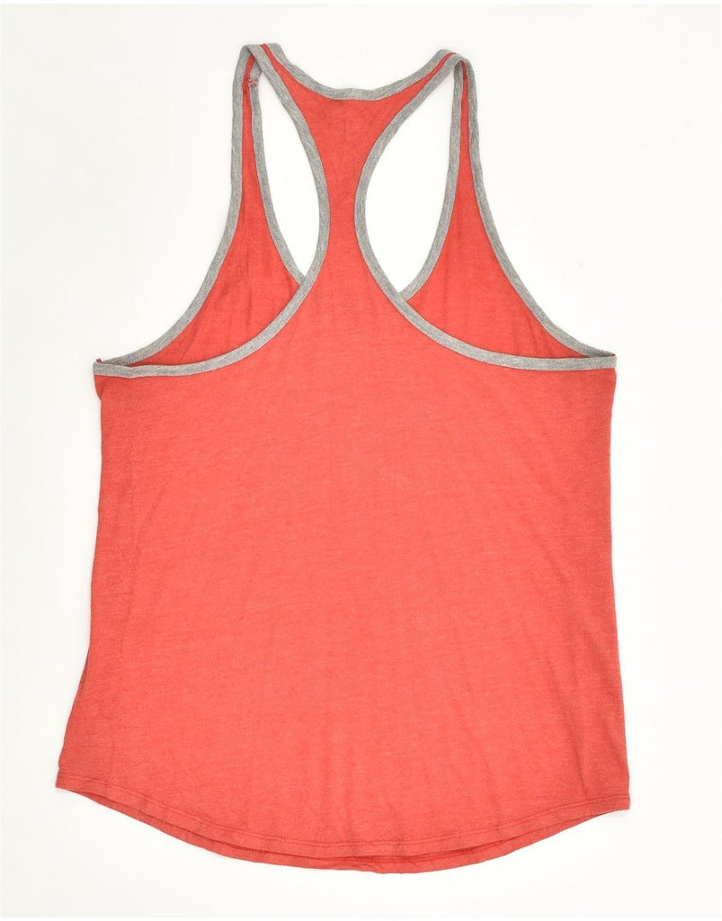 NIKE Womens Vest Top UK 14 Large Red Polyester | Vintage Nike | Thrift | Second-Hand Nike | Used Clothing | Messina Hembry 