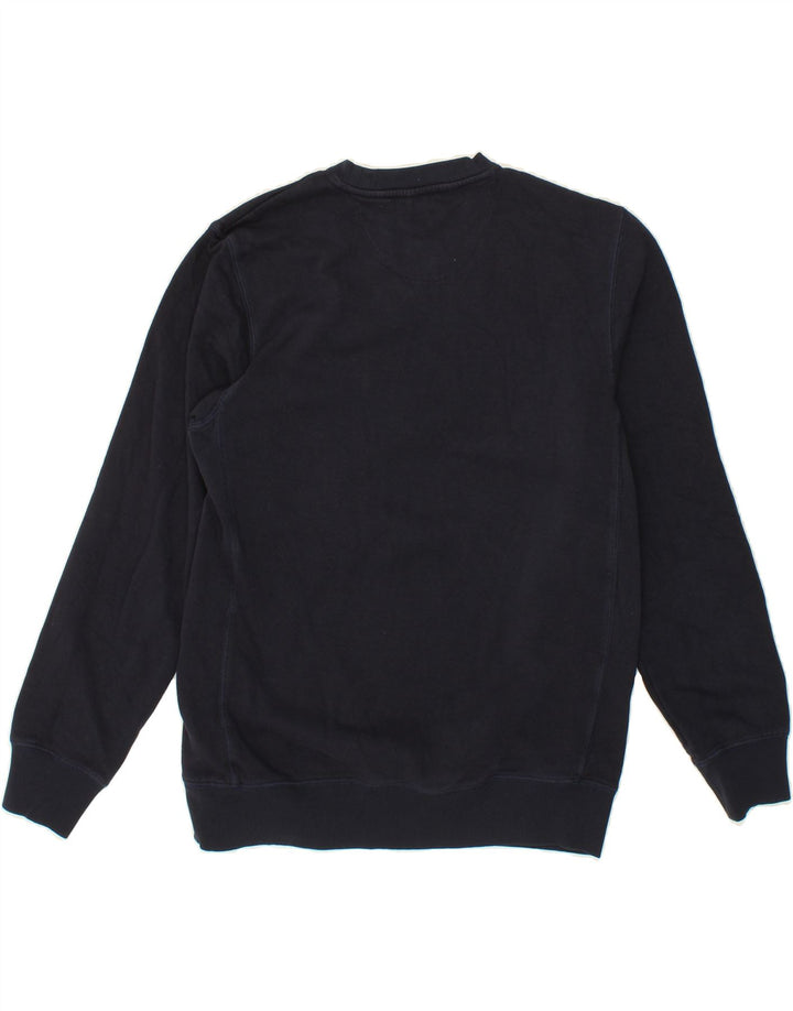 REEBOK Mens Sweatshirt Jumper Small Navy Blue Cotton Vintage Reebok and Second-Hand Reebok from Messina Hembry 