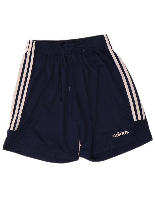 Adidas Mens Climalite Sport Shorts Medium Navy Blue Polyester