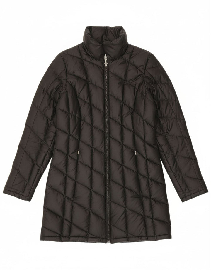 PATAGONIA Womens Quilted Padded Coat UK 6 XS Black Polyester Winter