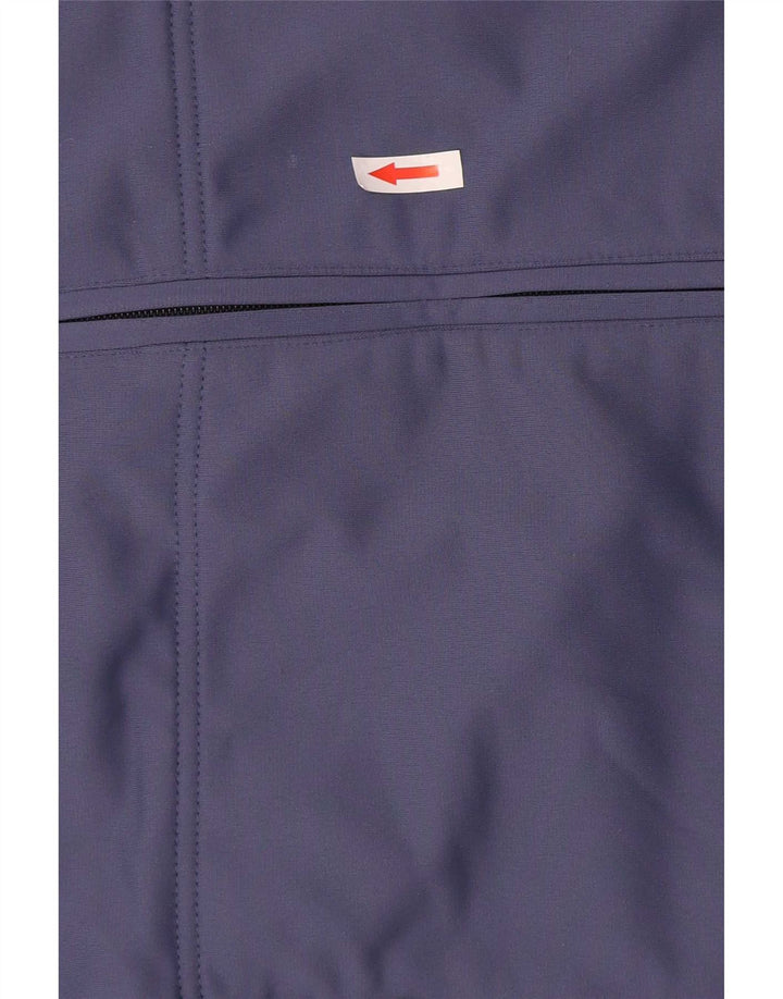 Champion Mens Tracksuit Top Jacket Large Navy Blue Colourblock Polyester