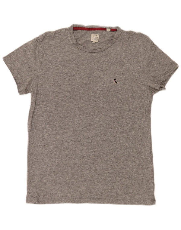 Jack Wills Mens T-Shirt Top 2XS Grey Flecked Cotton