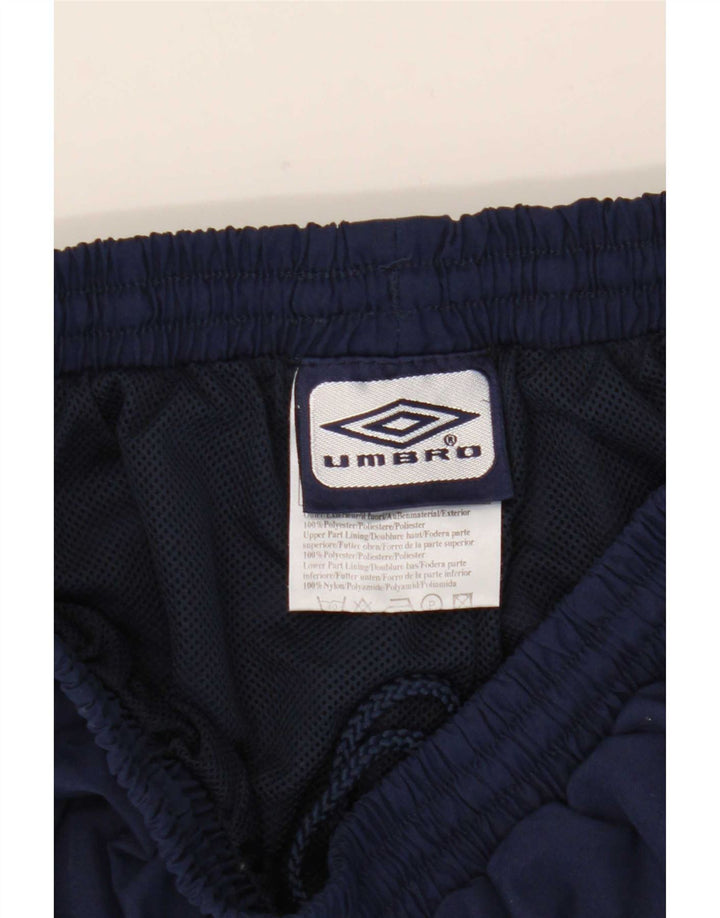 Umbro Mens Tracksuit Trousers Joggers Medium Navy Blue Nylon