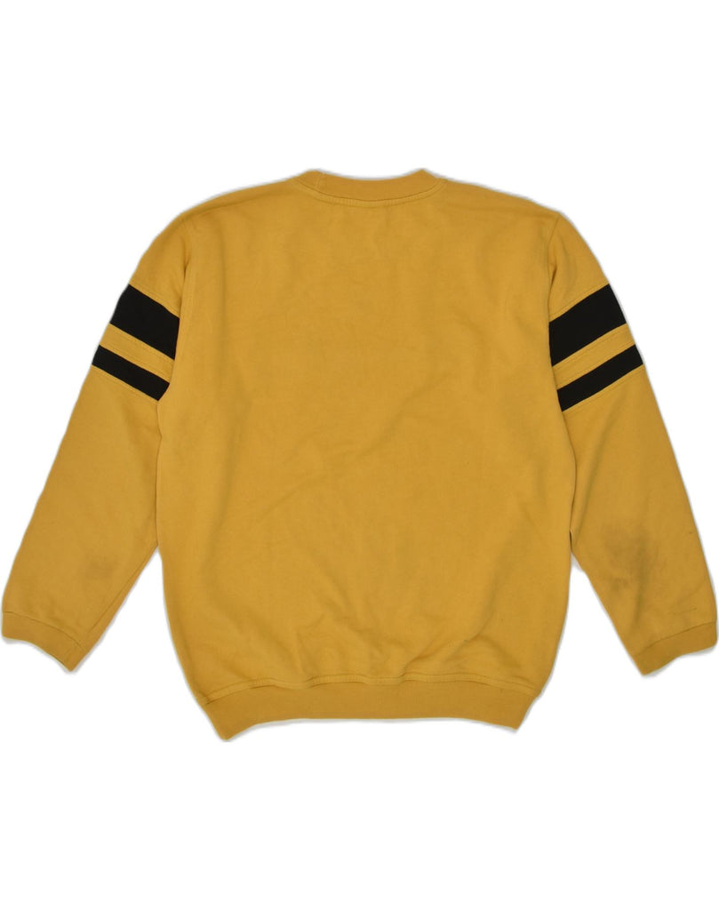 CHAMPION Boys Graphic Sweatshirt Jumper 11-12 Years Yellow Cotton | Vintage Champion | Thrift | Second-Hand Champion | Used Clothing | Messina Hembry 