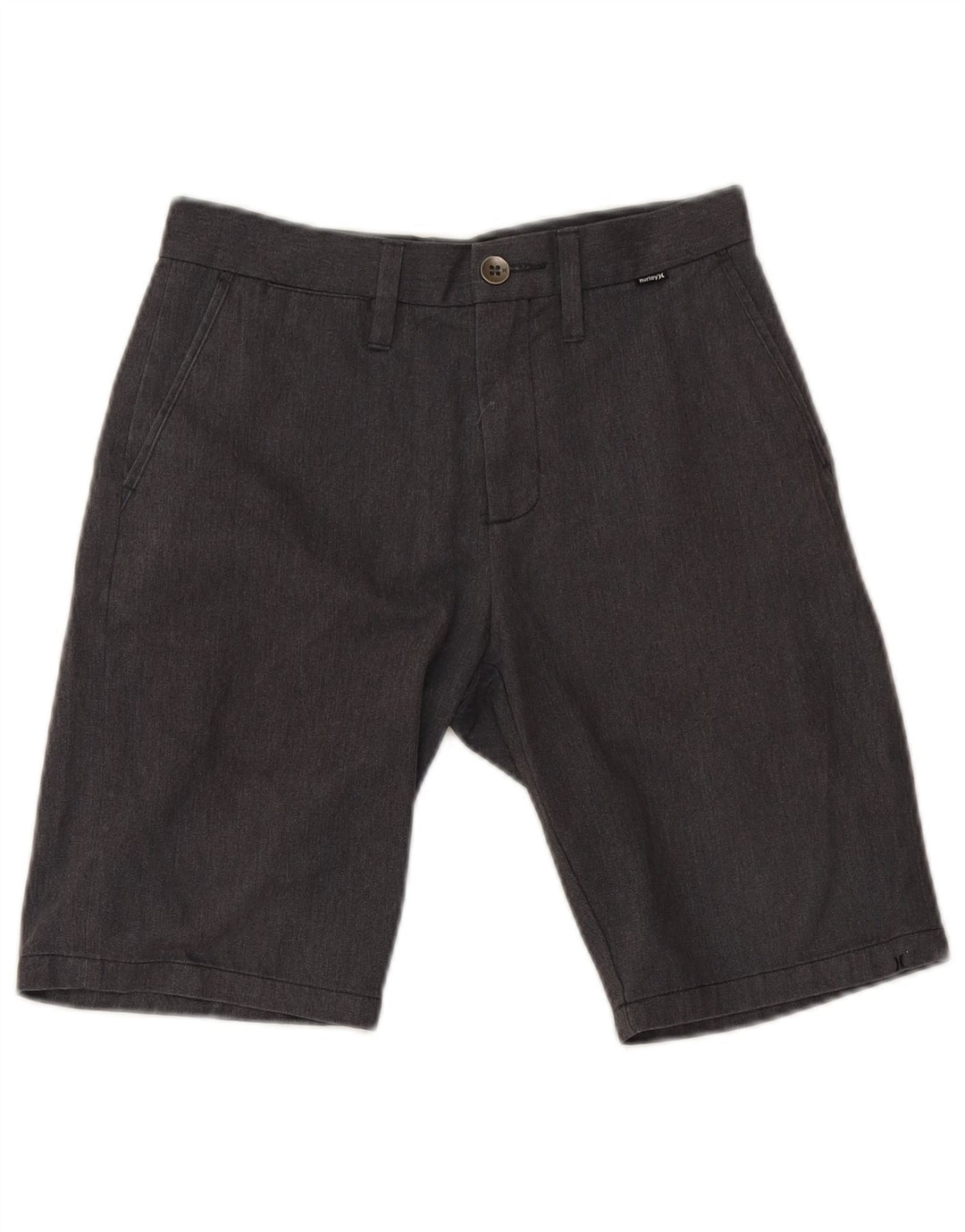Hurley Mens Chino Shorts W26 XS Grey Cotton